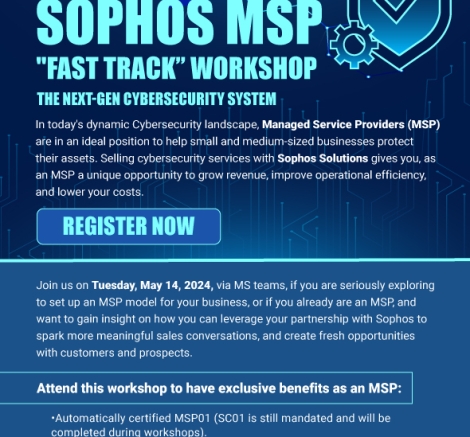 SOPHOS MSP FAST TRACK WORKSHOP 1